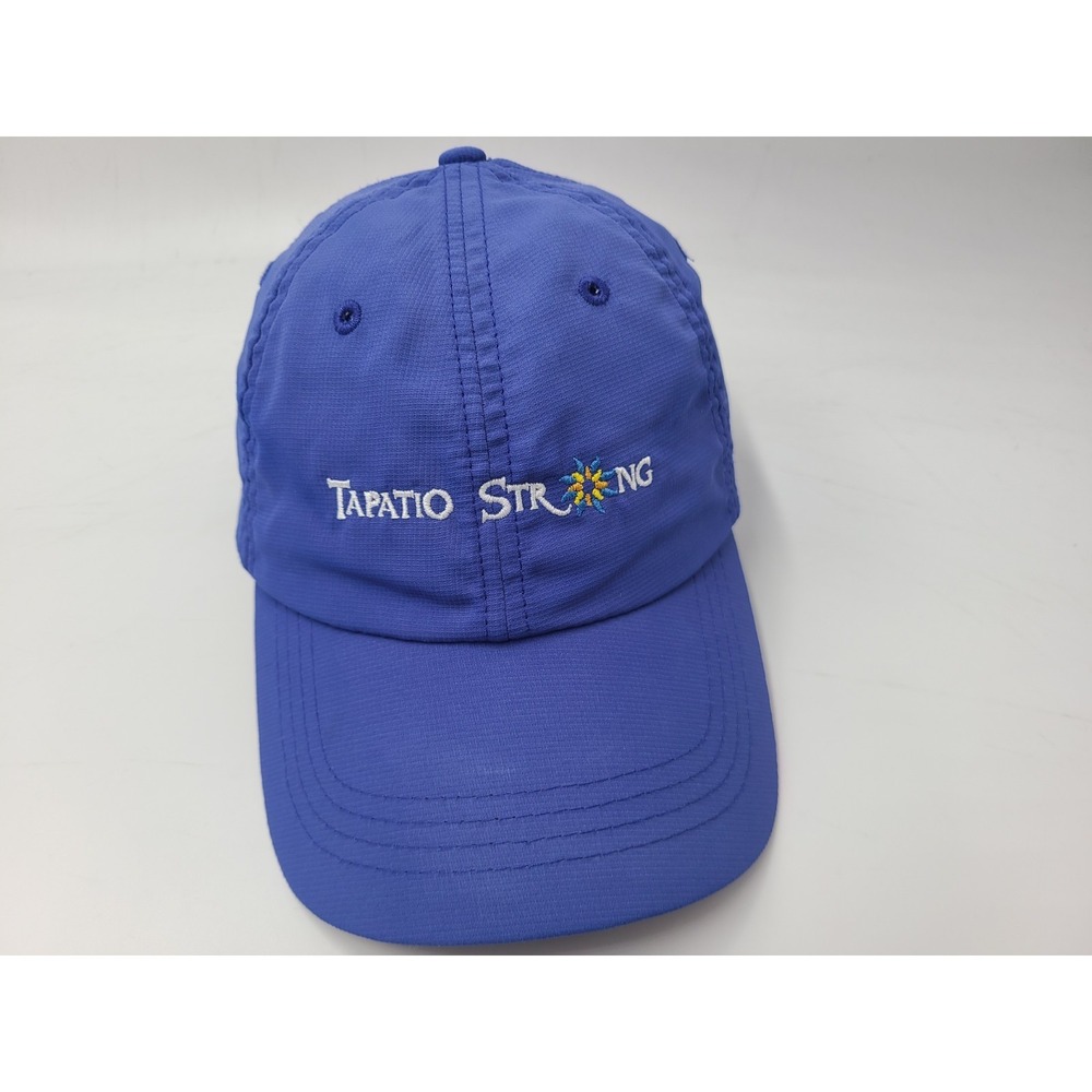Tapatio Strong Ouray Adjustable Hat Cap Polyester Hot Sauce Dad Men Women Blue